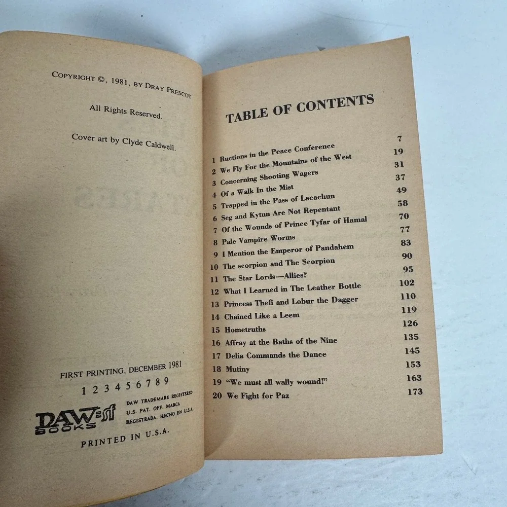 Dray Prescot 25 26 Legions Allies of‎ Antares 1981 1st Print DAW Sci-Fi Books
